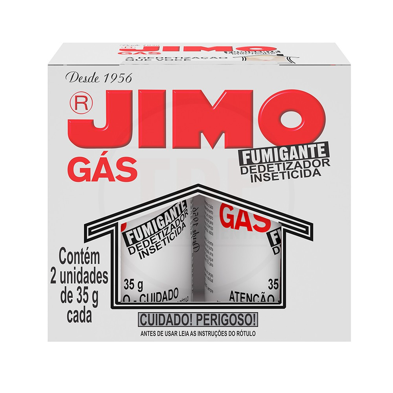Gás Fumigante Jimo 2 Unidades 35g Cada
