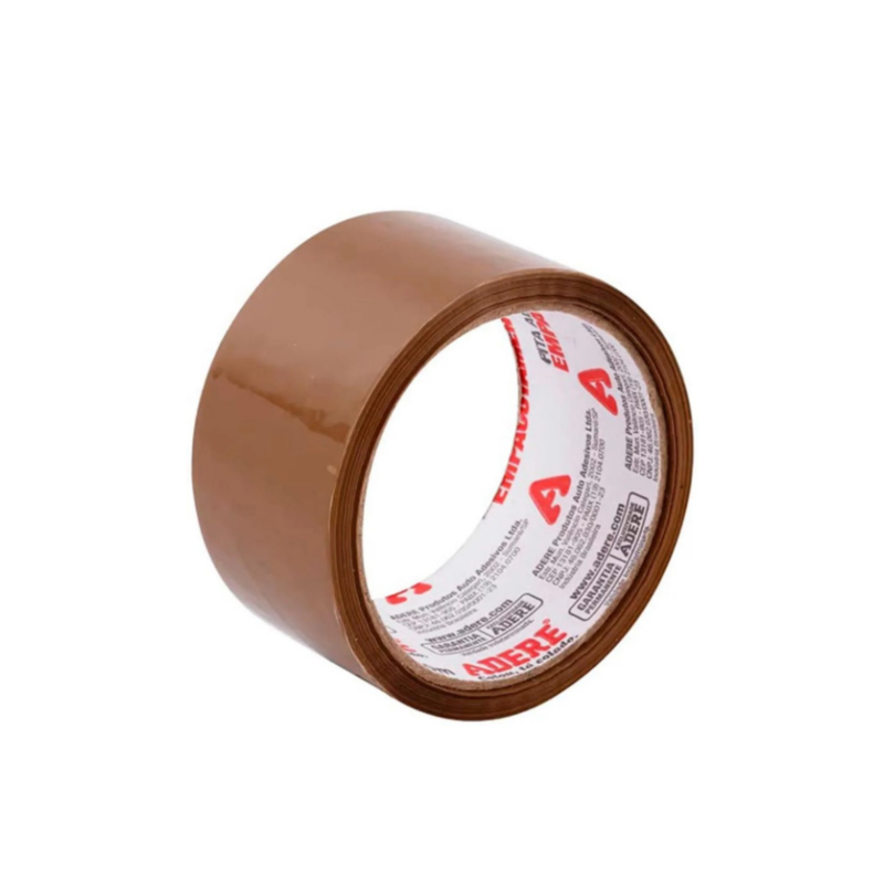 Fita Empacotamento Marrom Adere