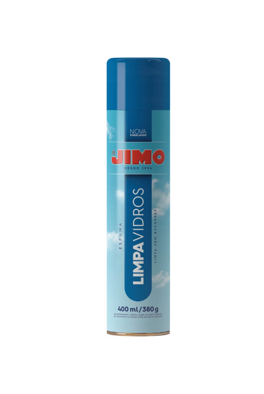 Limpa Vidros Aerosol 400ml Jimo