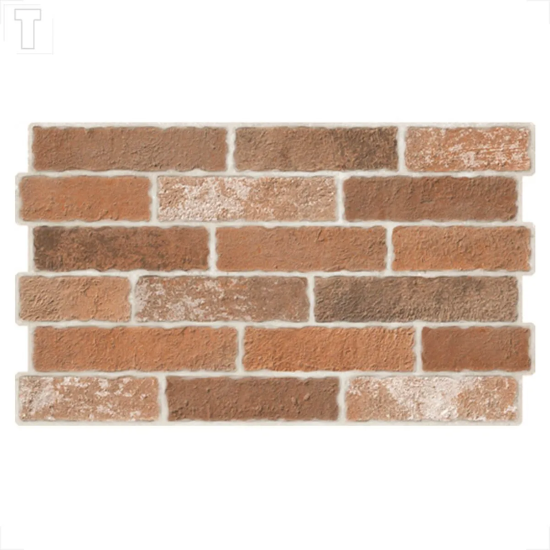 Revestimento Retificado Brick Red 34 x 58 cm Embramaco